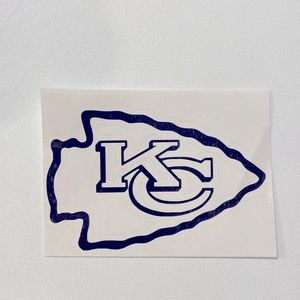 KC Chiefs Kansas City Decal Sticker Vinyl
